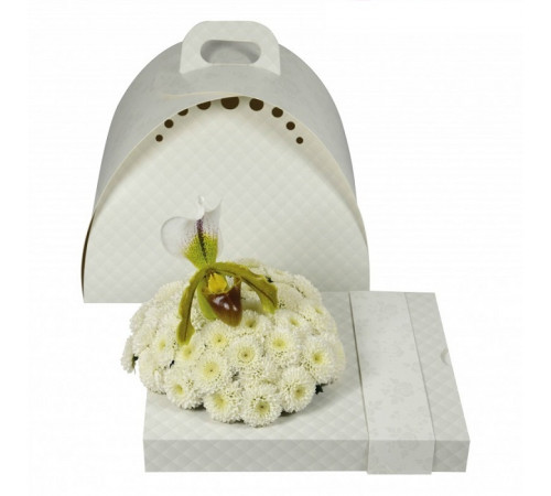 Коробка "Oasis Floxi" с выдвижным ящиком 24*19*Н20см(картон).
