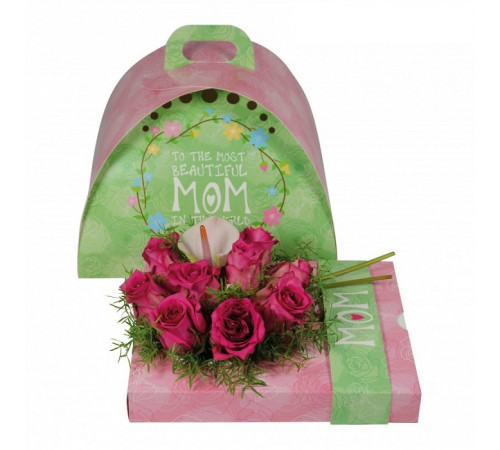 Коробка "Oasis Floxi" с выдвижным ящиком 24*19*Н20см(картон).